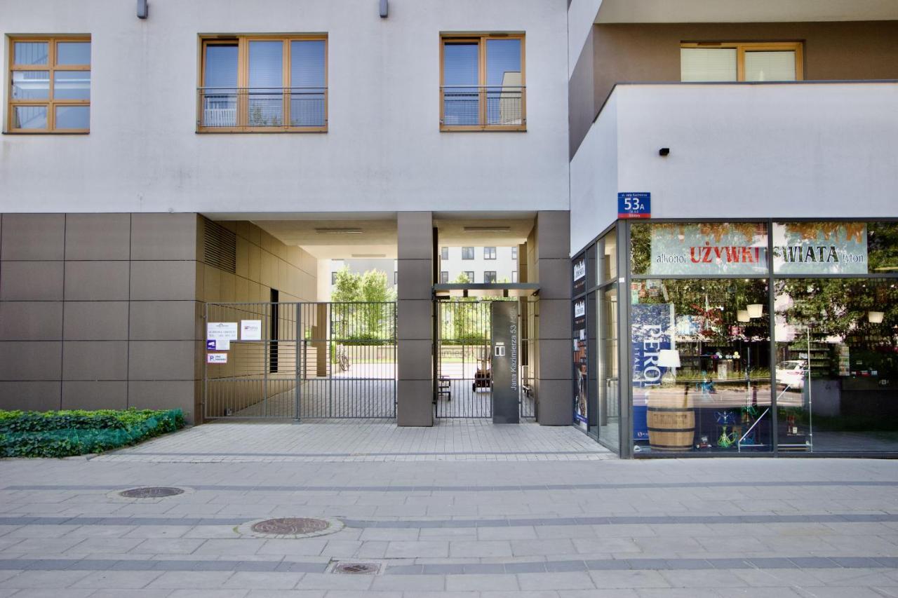 ワルシャワMp Rent- 48M, Klimatyzacja, Ogrodek, Parking, Jana Kazimierza, Travellerrevawards2024アパートメント エクステリア 写真